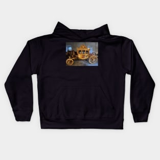 Carriage of the coronation of Charles X Kids Hoodie